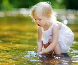 FEET IN WATER